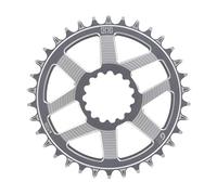 e*Thirteen Gr-34t-Direct Mount 7mm 11/12v-Silver Plateau Helix Race GR-34T-Montage Direct-Offest 7 mm-Compatible 11/12 V-Argent Unisexe, Noir, Taille Unique