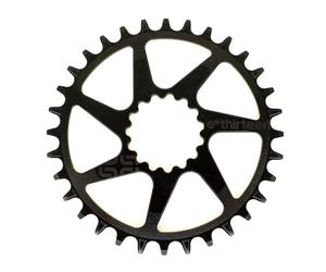 e*thirteen | Helix Plus Guidering | 34T | Direct Mount | 52/55mm Flip Flop | Alloy l Black