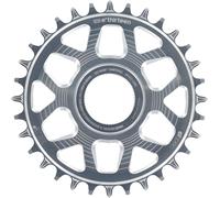 e*thirteen Helix R e*spec Fazua Ride 60 Direct Mount Kettenblatt, 34 Z., silver