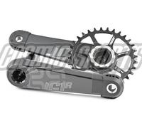 e*thirteen LG1 Race Carbon Kurbel, 175mm, 73mm, auto-extractible, noir
