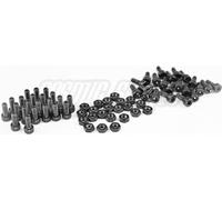 e*thirteen Pédale de plate-forme de base, kit de broches, comprenant 22 broches longues, 22 broches courtes, noir