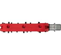 e*thirteen Pédales à Plateforme Base Flat rouge universal