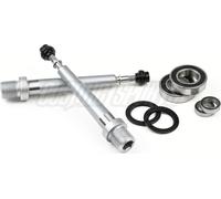 e*thirteen Plus Flat Pedal, Rebuild Kit, incl. axes, roulements, joints, Dust covers