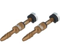e*thirteen Valve Tubeless Quick Fill - 2 pièces bronze SV 16-24 mm