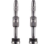 e*thirteen Valves Presta sans chambre à air à remplissage rapide, profondeur de jante 16-24mm, 2 pièces, argenté