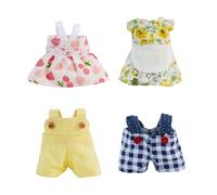 E-TING Ensemble familial pour déguisement de famille mère-fille et père-fils cool pour série Figure Town de 7,6 cm et 5,7 cm