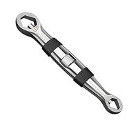 E-Torx Clé de poche double 23 en 1 réglable multifonction 6,35 mm à 3/4" 7 mm à 19 mm Organiseur de clés pour boîte à outils