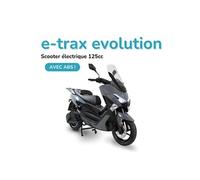 e-trax evolution - gris nardo - Maxi-scooter électrique 125cc - 7 000 Watts - 72 V 115 Ah - 100 à 150 km d'autonomie