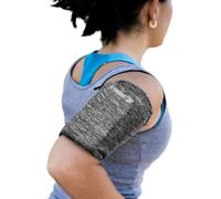 E Tronic Brassard De Sport Pour Smartphone \U2013 Compatible Avec Tous Les Modèles De Téléphones Portables \U2013 Gris \U2013 S