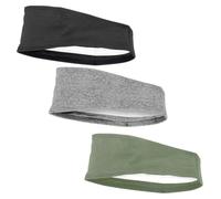 E Tronic Edge Lot de 3 bandeaux de course pour hommes, femmes, garçons et filles, bandeaux de sport pour basket-ball, yoga, exercice, entraînement, séchage rapide et antidérapant, extensibles