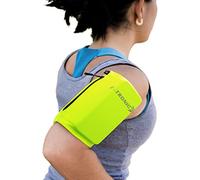 E Tronic Edge Support de téléphone pour la course à pied, brassard de téléphone portable avec logo réfléchissant, brassard de téléphone compatible avec iPhone et Android, utilisation pour la course,