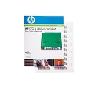 E Ultrium 4 WORM Bar Code Label Pack - Etiquettes code à barres - pour HPE MSL2024, MSL4048; 1/8 G2 Tape Autoloader; LTO-4 Ultrium; StoreEver Ultrium