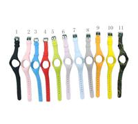 e-vibra Bracelet de rechange en silicone - Montre vibrante étanche - Taille L - Sans pierre précieuse