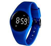 e-vibra Montre d'alarme vibrante, montre de rappel médical imperméable Wake Up Watch avec minuterie et 15 alarmes quotidiennes. (Royal Blue)