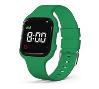 e-vibra Montre d'alarme vibrante, montre d'entraînement au pot étanche Montre de rappel médical avec minuterie (Dark Green)