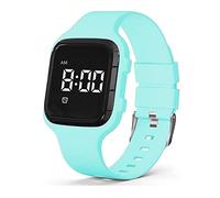 e-vibra Montre d'alarme vibrante, montre d'entraînement au pot étanche Montre de rappel médical avec minuterie (Mint)