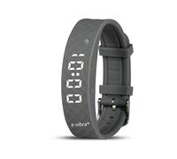 e-vibra Montre d'apprentissage de la propreté - Montre vibrante silencieuse rechargeable - Montre de rappel médical - avec 15 alarmes quotidiennes (gris)