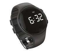 e-vibra Montre vibrante avec Alarme, Montre d'apprentissage de la propreté pour garçons/Filles, Rappel de médicaments avec minuterie (Black)
