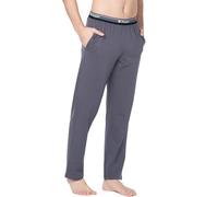 e.VIP Pantalon de pyjama Ralph 478 en coton et modal pour homme - Gris - M