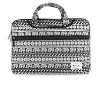 e-Vitta Elephant Sacoche d'ordinateurs Portables 39,6 cm (15.6") Housse Noir, Blanc - Sacoches d'ordinateurs Portables (Housse, 39,6 cm (15.6"), Sangle épaule, 221 g, Noir, Blanc)