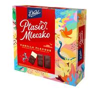 E.Wedel Ptasie Mleczko Guimauve saveur vanille enrobée de chocolat noir 340g - Faites de la crème glacée à la vanille à partir des chocolats noirs Ptasie Mleczko Coffret cadeau