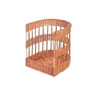 e-wicker24 Chariot à pain, panier à baguettes, boulangerie, plateau, panier de vente, rectangulaire,présentoir pour baguettes ou pain long (50x50 H14/60)