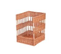 e-wicker24 Chariot à pain, panier à baguettes, panier boulangerie, plateau, panier de vente, panier en osier 45 x 45 x 60 cm