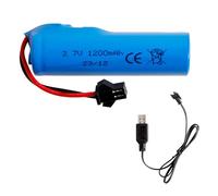 E-YIIVIIL Batterie E-yiiviil 3,7 V 1200 mAh Li-ION avec câble de Chargement USB Prise SM-2P pour Voiture RC Drift Monster Truck Véhicule Tout-Terrain Télécommande Voiture de Course d'escalade à Grand