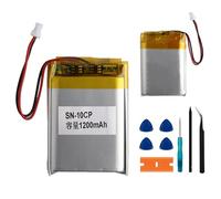 E-yiiviil SN-10CP Batterie de rechange 3,7 V 1200 mAh Compatible avec Sena 10C, 10C PRO Batterie de casque Bluetooth pour moto Batterie pour casque sans fil avec outils