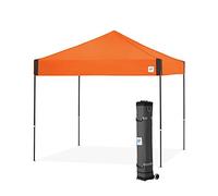 E-Z à Pyramid Instant Auvent 10 by 10' Steel Orange