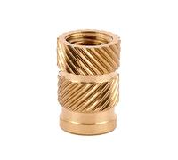 E-Z LOK Threaded Insert for Plastic Straight Flush Brass Thread Inserts 3/8-16 Pack of 25
