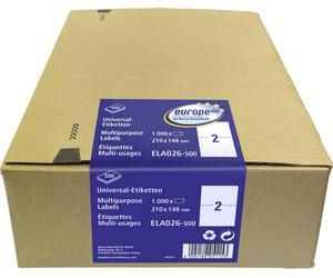 E100 Etiketten 210x148mm 500bl
