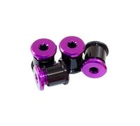 E13 Kit de 4 Jeux de vis pour Double Plateau Violet 6 mm