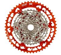 E13 Pignons Helix Race en Aluminium - 45-52T - 12 V - Naranja (Orange)