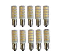 E14 12 Light Bulb 24 5W 63 SMD 4014 Cool White/Warm White 12-24 AC/DC 5W 63LED 4014 400-450 Lumen 10-Pack (Color : Warm White)