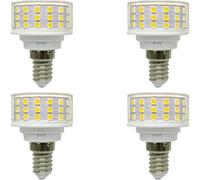 E14 Ampoule LED 10W, 85V-265V, 100W E14 Ampoule Halogène Équivalent, Vis De Maïs 1000LM pour Lustre Éclairage Domestique Non-dimmable, 4-Pack(Blanc Chaud)