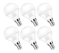 E14 LED chaud blanc lampe 7W, 60 watts remplacé, ampoule E14 chaud blanc 3000K P45 / G45 goutte forme d'éclairage ampoule LED, lampe à économie d'énergie, non dimmable, 6 pièces