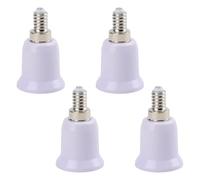 E14 vers E27 Convertisseur de Douille,E14 vers E27 Adaptateur de douille | E14 Baïonnette vers E27 Adaptateur de Douille,Douille base de lampe,vis E14 vers grande vis E27