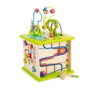 Autres jeux d'éveil Hape - E1810 - Bouliers en Bois - Cube d'Activités