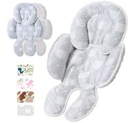 E1F1NN DOT Support de tête de siège auto 2 en 1 pour nouveau-né fille garçon extra doux pour siège auto, poussette, balançoire et transat