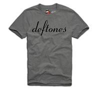 e1syndi Cate Deftones T-Shirt Nirvana Grain Rock Metal S/M/L/XL Gris - Gris - Large