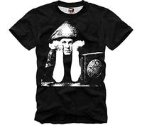 E1SYNDICATE T Shirt Aleister Crowley Baphomet X Antichrist Golden Dawn(Large)
