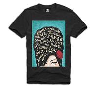 E1SYNDICATE T-SHIRT AMY WINEHOUSE ICON TATTOO CLUB 27 WASTED DARK GREY S/M/L/XL