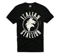 E1SYNDICATE T-Shirt Balboa Italian Stallion Sylvester Stallone(Small)