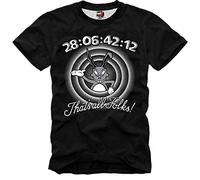 E1SYNDICATE T Shirt Donnie Darko 28:6:42:12 Frank Rabbit Nightmare Halloween Jaws(X-Large)