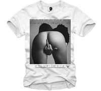 E1SYNDICATE T-Shirt Don't Give A Damn Porn MIDDLEFINGER PIN UP Ass Disobey(X-Large)