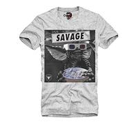 E1SYNDICATE T-shirt Gremlins 80s Gizmo – HBA Supreme Disobey – Gris S-XL