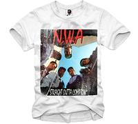 E1SYNDICATE T-Shirt Homme - Blanc - Taille X-Large