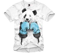 E1SYNDICATE T-SHIRT PANDA BOXER BOXING HIPSTER TYSON INDIE MMA UFC HOLYFIELD S-XL