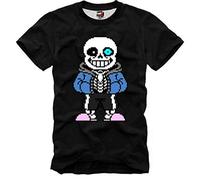 E1SYNDICATE T Shirt sans The Skeleton Undertale Game Papyrus ALPHYS Jack(Small)